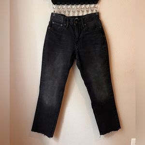 Old navy women's black jeans, relaxed, fit size small